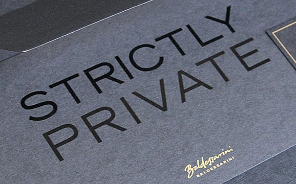 STRICTLY PRIVATE